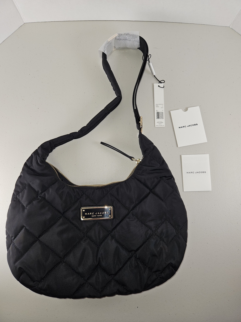 NWT Marc Jacobs Black Quilted Shoulder Bag - Picture 12 of 15